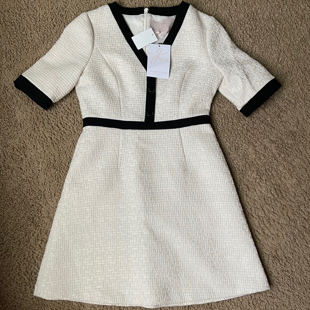 Gal Meets Glam “Whitney” Tweed Dress